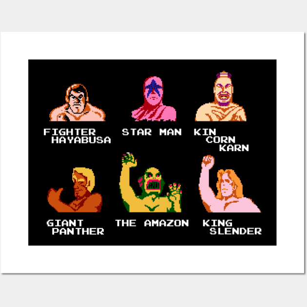 Wrestling Fighters Wall Art by allysontx